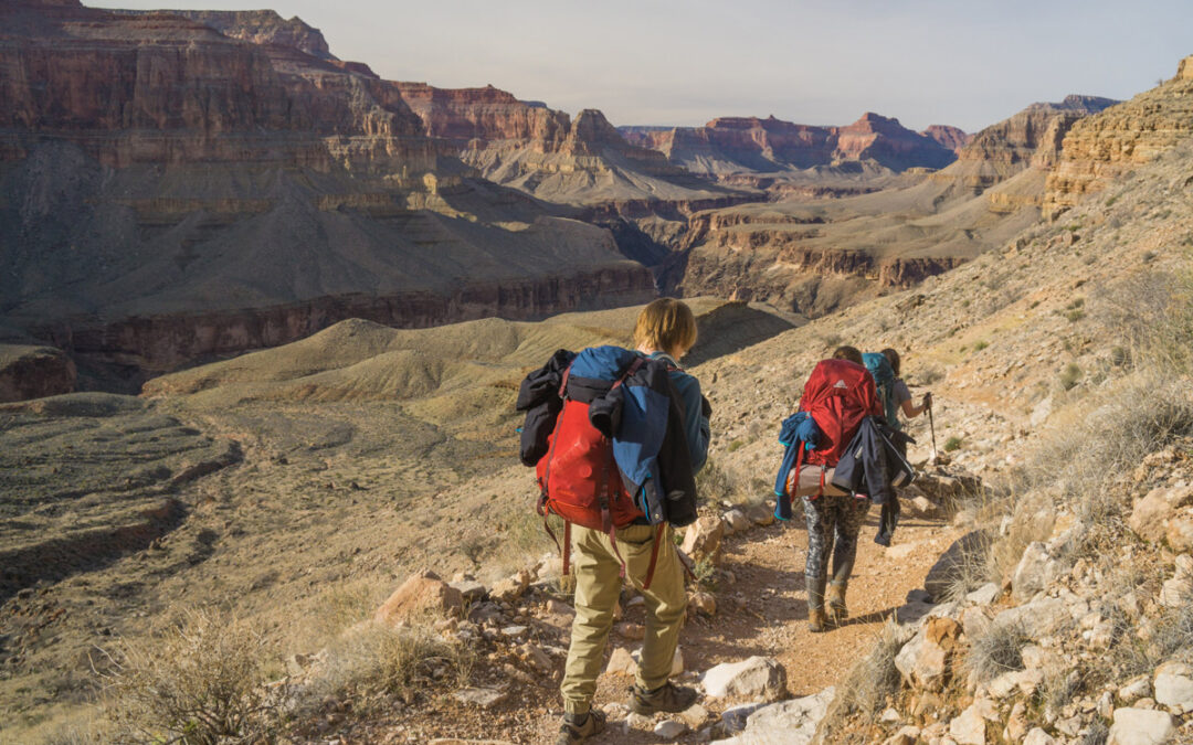 What is the Rim to Rim to Rim Hike in the Grand Canyon?