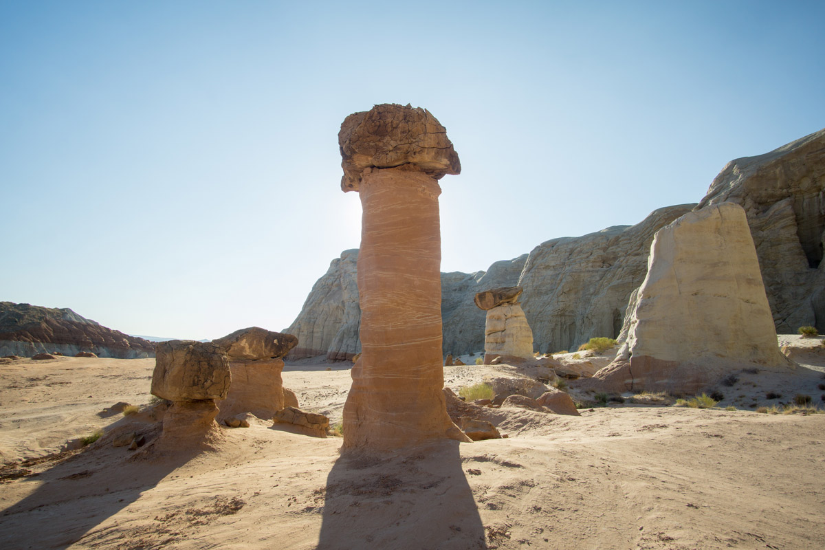 Close Up of a big hoodoo at the top of the trail