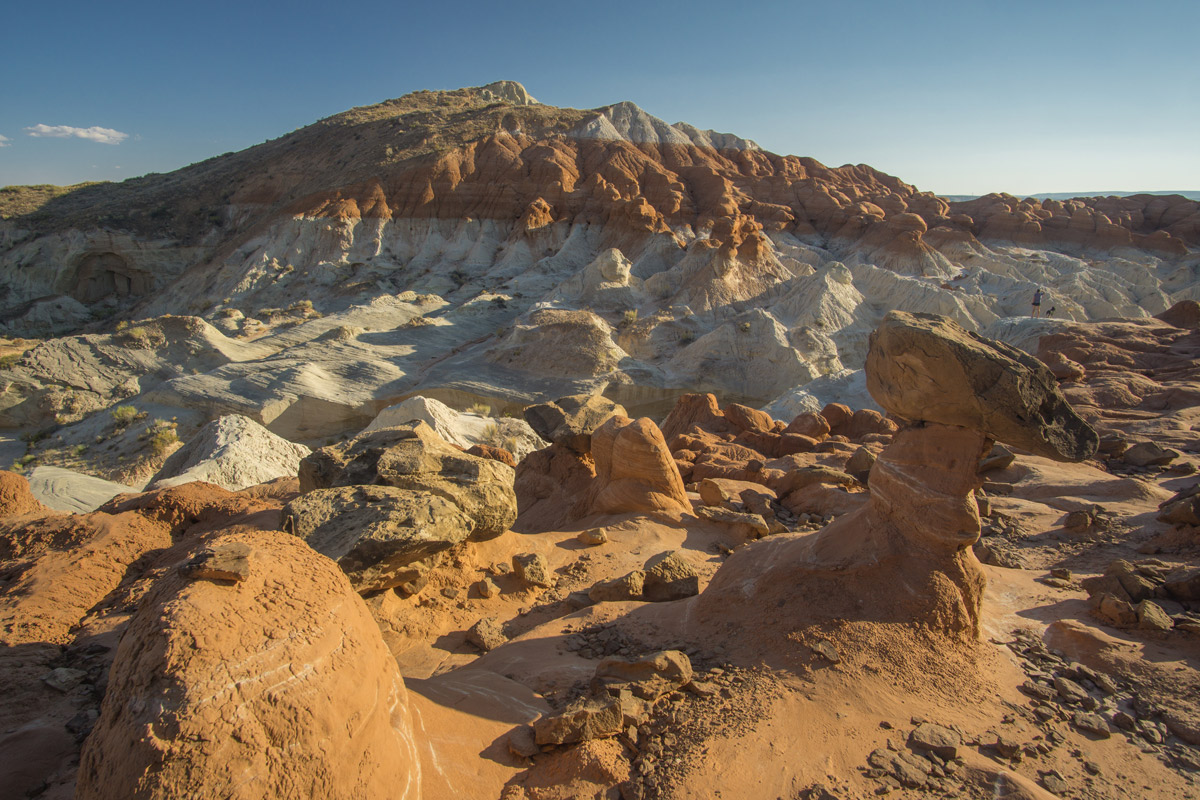 Overlook at the top of the Toadstool Hoodoos Trail in Utah