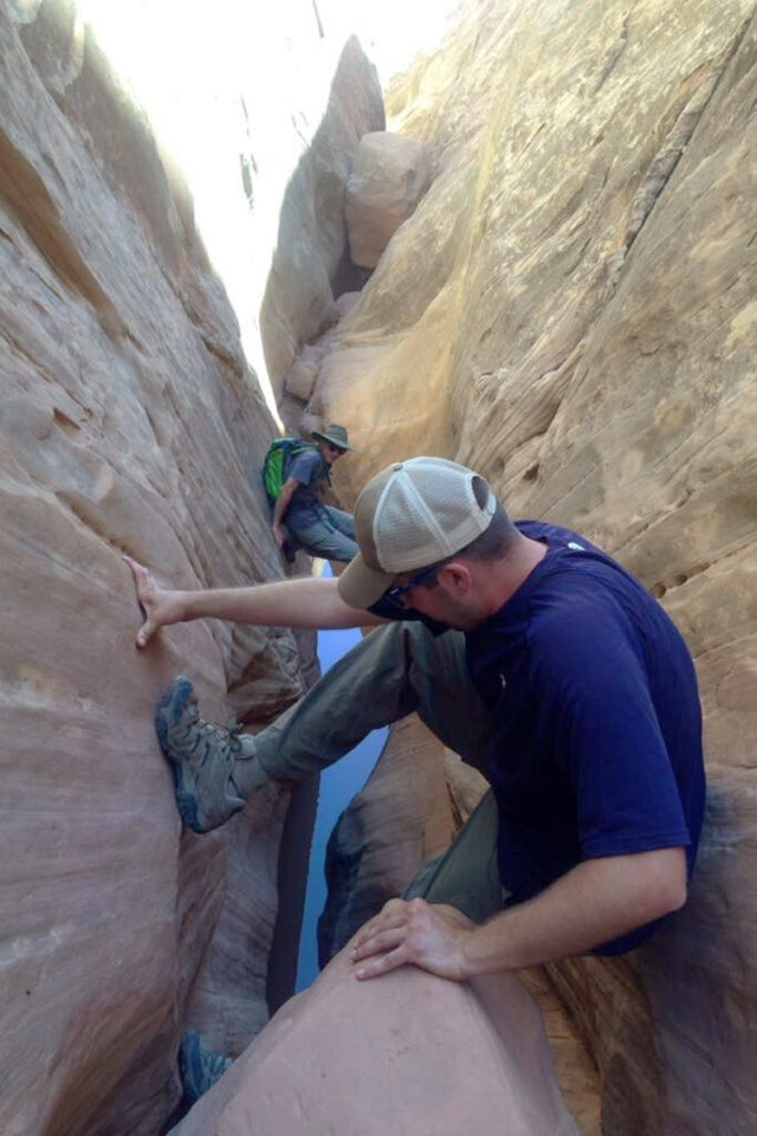 Ding and Dang Slot Canyon Hiking Utah