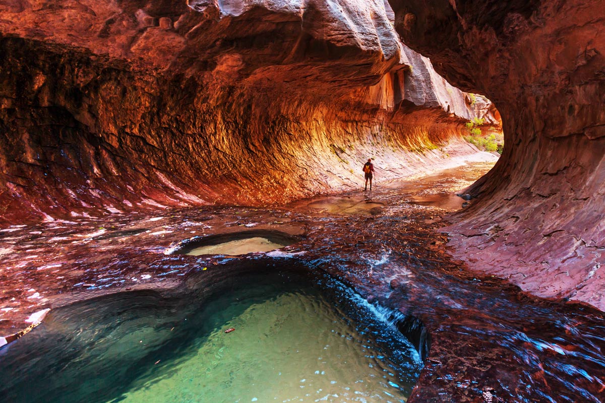 The-Subway-Main-Tunnel-At-Zion-National-Park