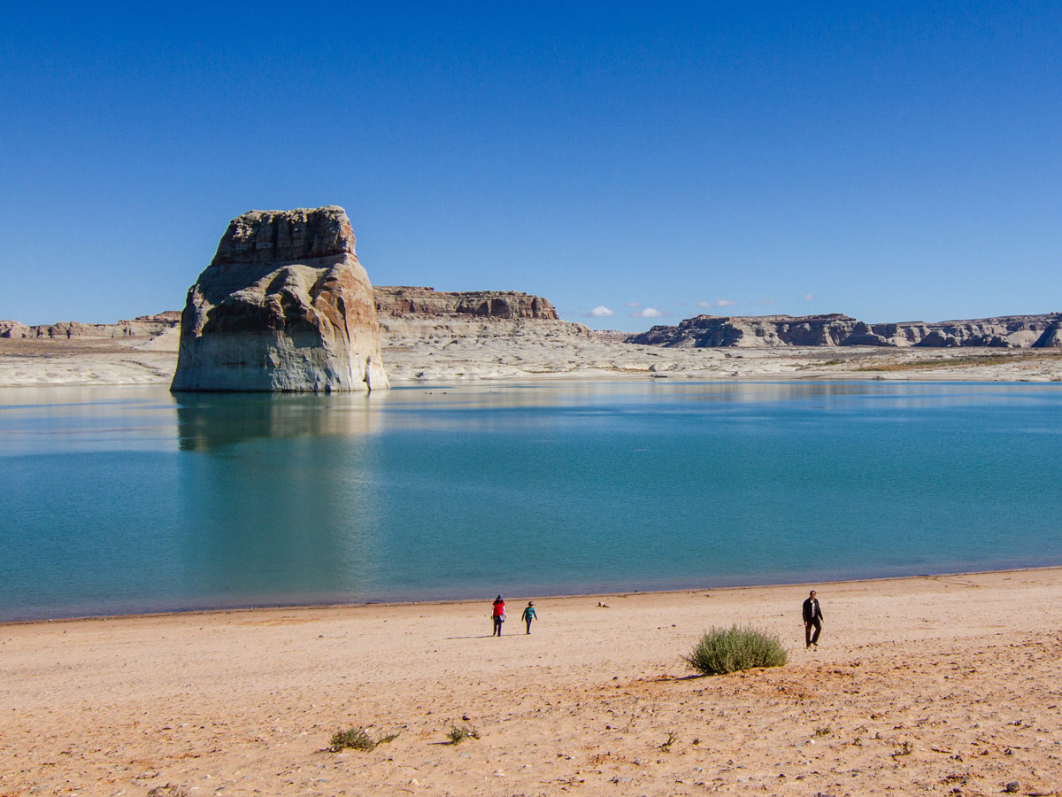 Lone-Rock-Beach-Utah-Swimming