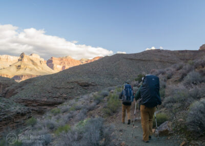 Backpacking on the Hermit Trail.
